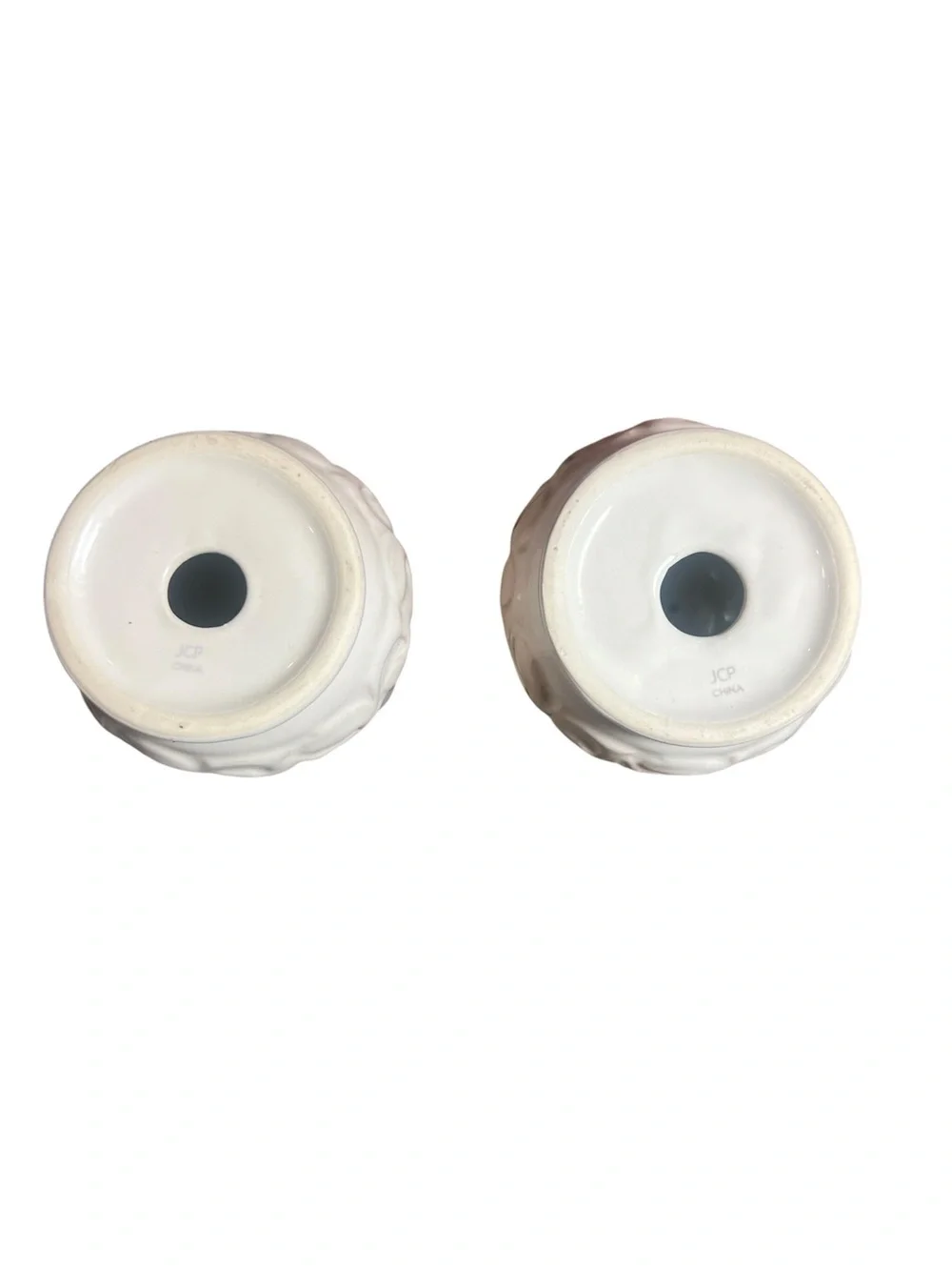 Felice Ivory by JCPENNEY Discontinued Ceramic Salt and Pepper Shakers